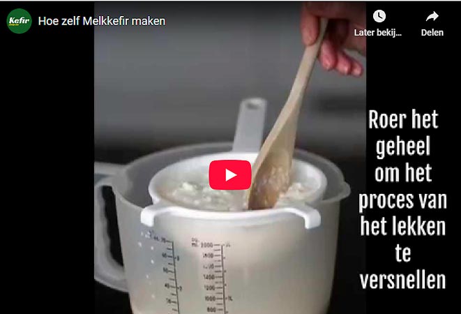 Melkkefir, makkelijk zelf maken