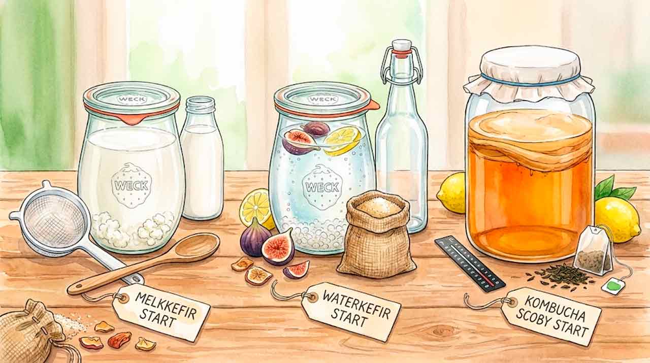 Kefir en Kombucha Starter Kits